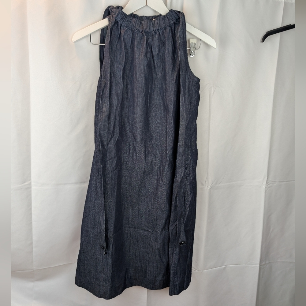MaxMara Vintage Denim Sleeveless Dress Size 0 In EUC